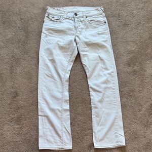 Men's True Religion White Jeans